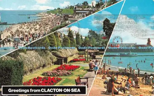 R508274 Greetings from Clacton on Sea D Constance Limited V 9244 1980 Multi View