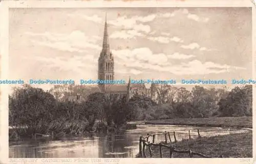 R506919 Salisbury Cathedral from the River 1963 A Smee Salisbury S H 1963 1913