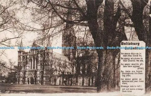 R508284 Salisbury Cathedral R Wilkinson 1920