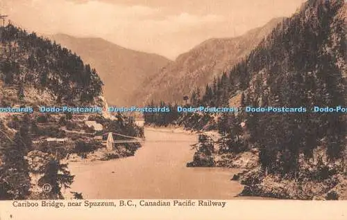 R506993 100434 Cariboo Bridge near Spuzzum B C Canadian Pacific Railway Valentin