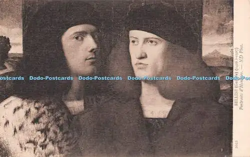 R505335 Musee Du Louvre Ecole Venitienne Portraits d Hommes Bellini Gentile ND P