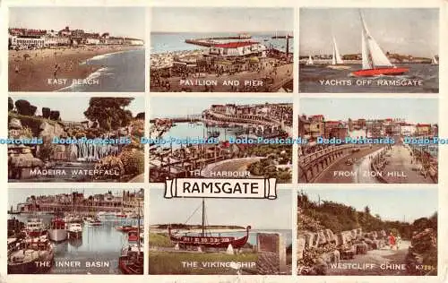 R508370 Ramsgate K 7561 Valentines Carbo Colour 1958 Multi View