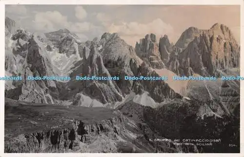 R507130 Il Rosengarten visto dallo Schlern G Ghedina