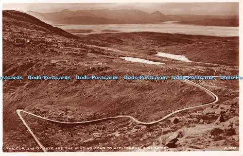 R505457 Ross Shire The Cuillins of Skye and the Winding Road to Applecross J B W