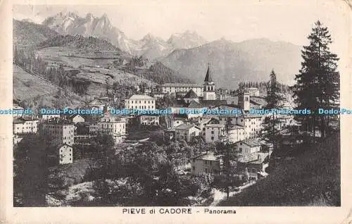 R507161 Pieve di Cadore Panorama G und P Losego 1927