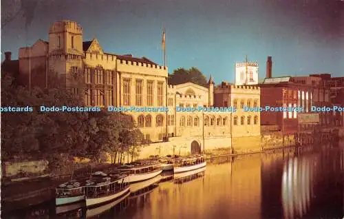 R505508 York Flutlicht entlang des Flusses Ouse Photo Precision Limited Colourma