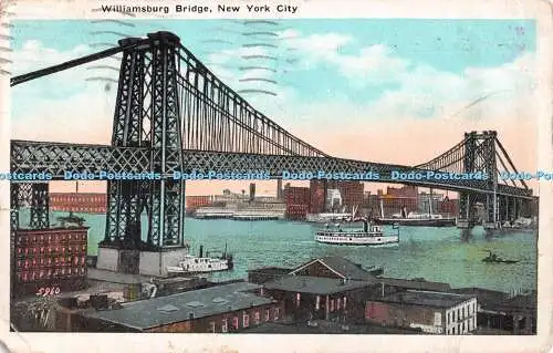 R505534 New York City Williamsburg Bridge 1925