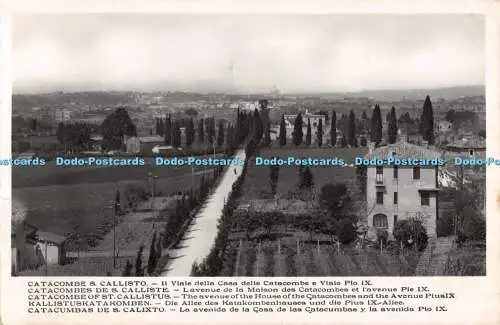 R507217 Catacombe of St Callistus Die Allee des Hauses der Katakomben und