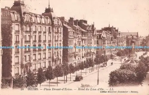 R505538 Reims Place Drouet d Erlon Hotel du Lion d Or LL 14 Maurice Cuisinier Le