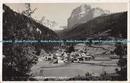 R507219 Val di Fassa Canazei Cima Pordoi e Sella G Ghedina 1927