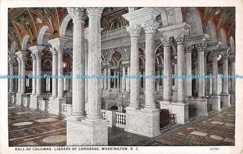 R505541 Washington D C Library of Congress Hall of Columns B S Reynolds C T Amer