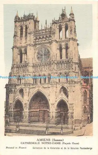 R508574 Amiens Somme Cathedrale Notre Dame Collection de la Kolarsine et de la S