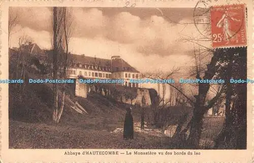 R505577 Abbaye d Hautecombe Le Monastere vu des bords du lac 1928