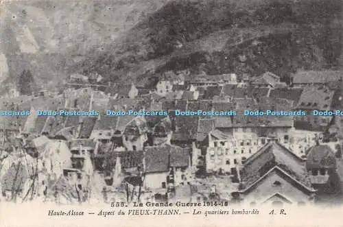 R505591 Haute Alsace Aspect du Vieux Thann Les quartiers bombardes A Richard