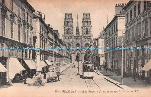 R505605 Orleans Rue Jeanne d Arc et la Cathedrale LL 169 Levy Fils