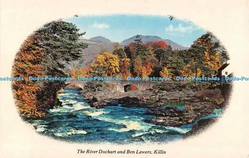 R508643 The River Dochart and Ben Lawers Killin Colourmaster International Cameo