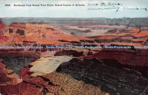 R508665 8600 Nordöstlich vom Grand View Point Grand Canyon von Arizona 1914