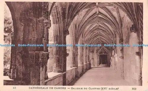R505675 Cathedrale de Cahors Galerie du Cloitre XVI siecle ND Levy et Neurdein R