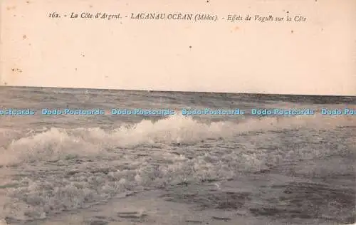 R505683 La Cote d Argent Lacanau Ocean Medoc Effets de Vagues sur la Cote Bromot