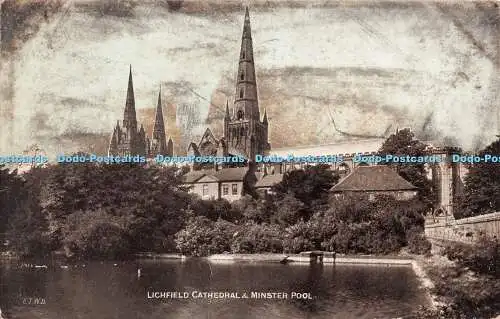 R505705 Lichfield Cathedral and Minster Pool E T W D Dainty Series