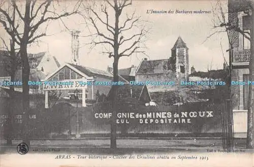 R505710 Arras Tour historique Clocher des Ursulines abattu en Septembre 1915 L S