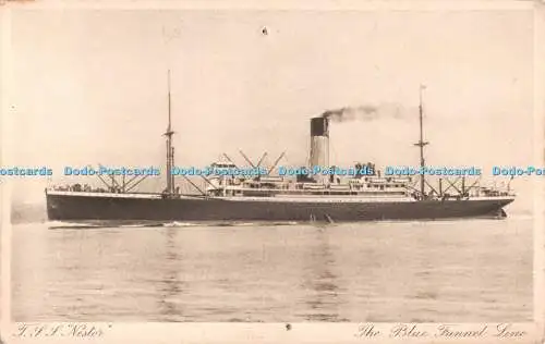 R508782 T S S Nestor The Blue Funnel Line Alfred Holt Indien Gebäude Liverpool