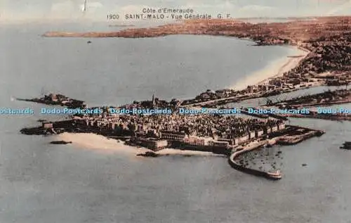 R508848 Cote dEmeraude 1900 Saint Malo Vue Generale G F Guerin Saint Malo