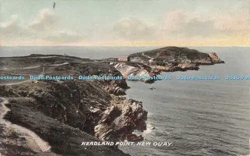 R507509 New Quay Headland Point Postkarte