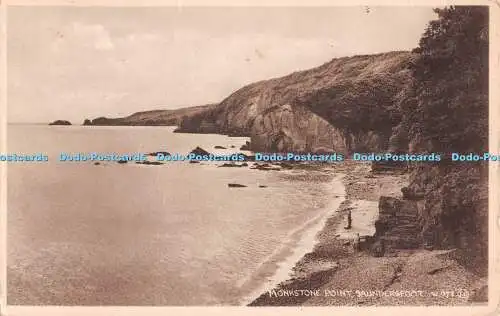 R505842 Saundersfoot Monkstone Point Valentine Sepiatype