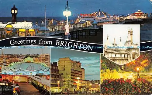 R508860 Greetings from Brighton D Constance Limited V8611 1983 Multi View