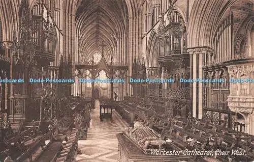 R505857 Worcester Cathedral Choir West F Frith No 44006