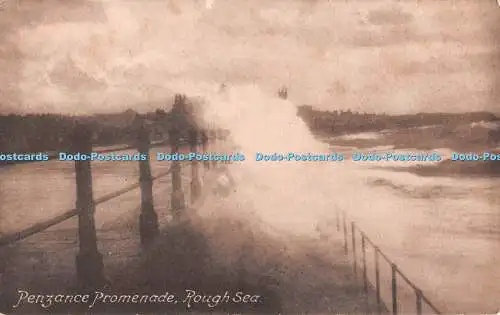 R507540 Penzance Promenade Rough Sea F Frith No 40598 A