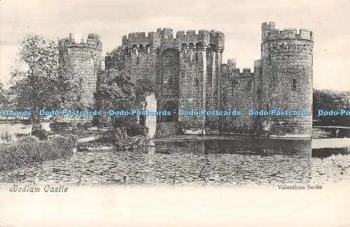 R507668 Bodiam Castle Valentine Serie Postkarte