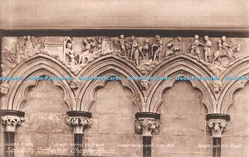 R507674 Salisbury Cathedral Chapter House Joseph Dream F Frith No 63760