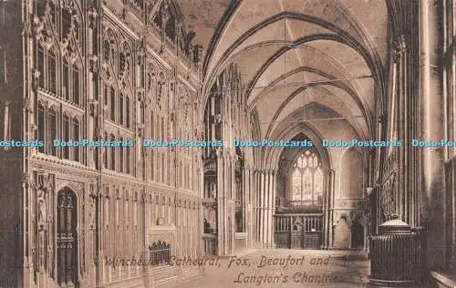 R507678 Winchester Cathedral Fox Beaufort and Langton Chantries F Frith No 62180