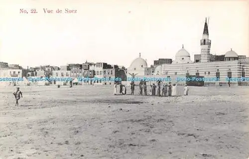 R510553 Vue de Suez J S Antippa No 22 Postkarte