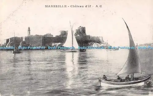 R510559 Marseille Chateau d If A G Postkarte