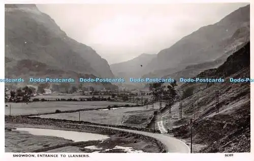 R509084 Snowdon Eingang zum Llanberis Photochrom