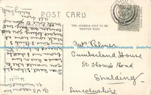 R507782 Hull The Ruins Pearson Park F W Martindale Wholesale Stationer 1907