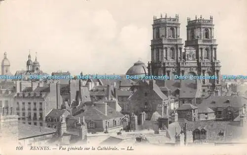 R510625 Rennes Vue Generale Sur la Cathedrale LL 108