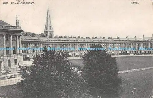R507809 Bath Royal Crescent Postkarte 1905
