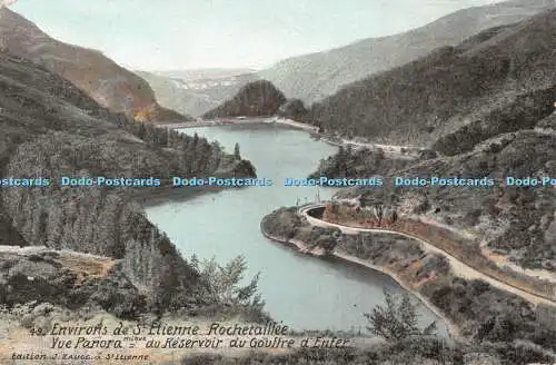 R509214 Environs de St Etienne Rochtaillee Vue Panora du Reservoir du Gouffre d