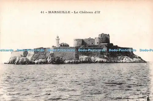 R510729 Marseille Le Chateau d If Postkarte