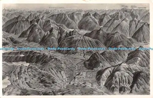 R507911 Panoramakarte Von Pfronten Bayr Allgau Faldro Falkenstein Drogerie v L B