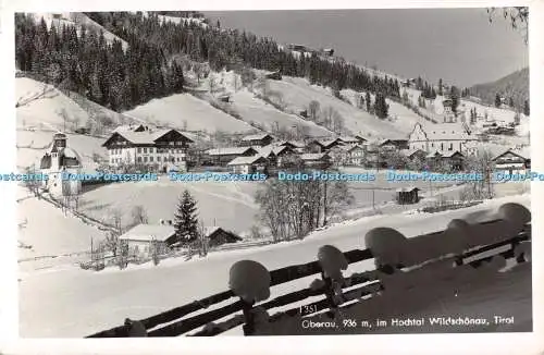 R509331 Oberau 936 m im Hochtal Wildschönau Tirol Sepp Kirchner 1953