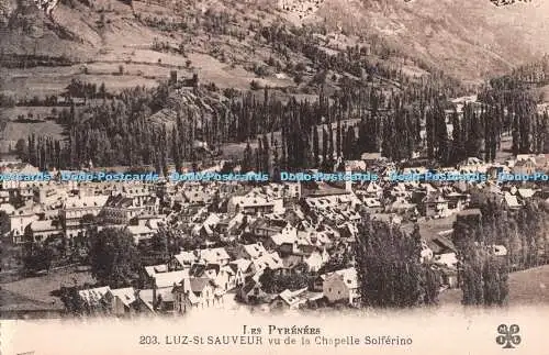 R510839 Les Pyrenees Luz St Sauveur Vu de la Chapelle Solferino M T I L