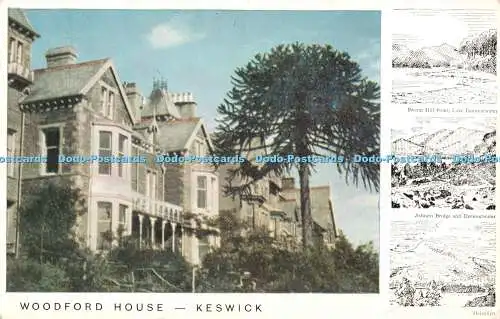 R509371 Keswick Woodford House Broom Hill Point Lake Derwentwater Ashness Bridge