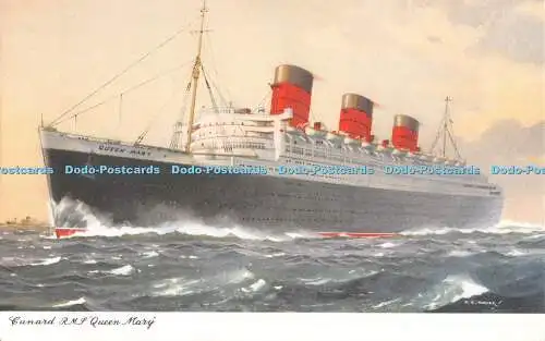 R510896 Cunard R M S Queen Mary Postkarte