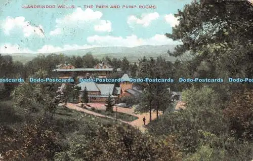 R509413 Llandrindod Wells The Park and Pump Rooms E and S No 44 1909