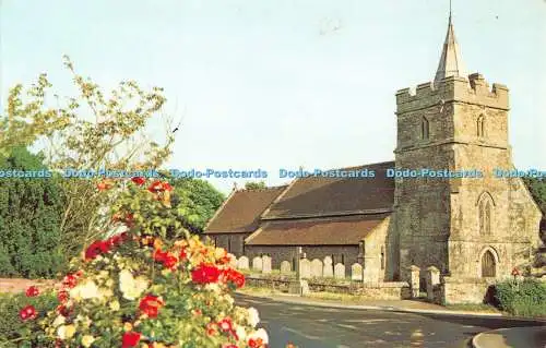 R508095 St Marys Church Brighstone I W A D 1990 Nigh Jarrold